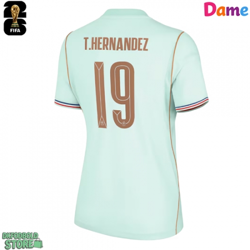 Frankrig Theo Hernandez #19 Replika Udebanetrøje Dame VM 2026 Kortærmet